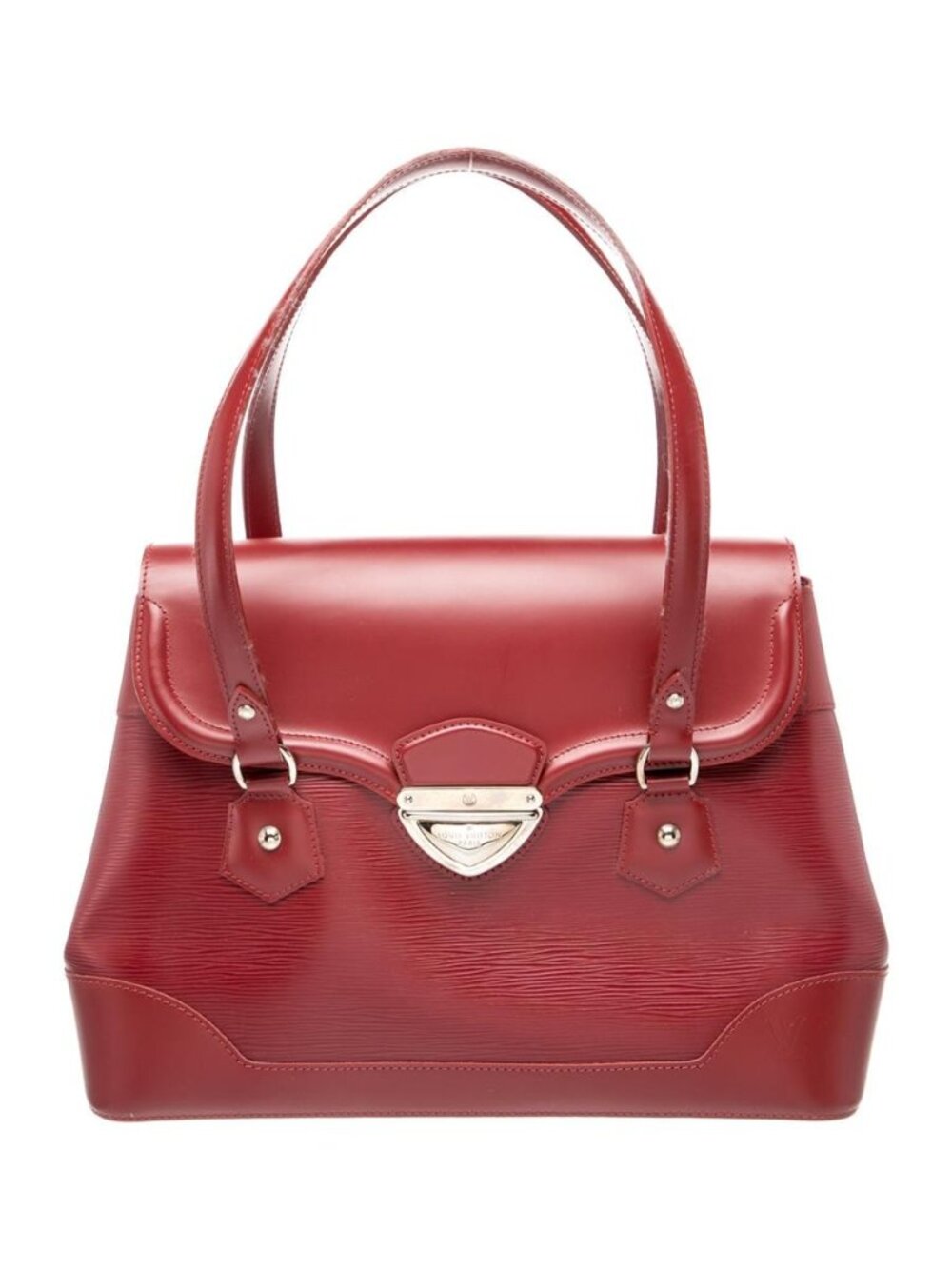 NWOT Louis Vuitton Epi Bagatelle GM Rubis Red Leather Shoulder Bag Vintage